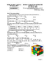 Đề cuối học kì 2 Toán 7 năm 2024 – 2025 phòng GD&ĐT Giao Thủy – Nam Định