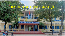 Giáo án điện tử Khoa học tự nhiên 6 bài 36 Chân trời sáng tạo : Tác dụng của lực