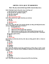 Ngân hàng câu hỏi thi lý thuyết Môn Marketing cơ bản | Trường Cao đẳng công thương Việt Nam