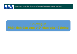 Chương 2: Phân tích đáp ứng thời gian của hệ thống môn Lý thuyết mạch | Đại học Bách Khoa, Đại học Đà Nẵng