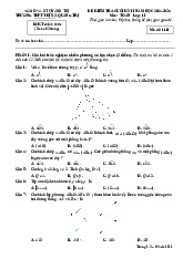 Đề cuối kỳ 2 Toán 11 năm 2024 – 2025 trường THPT Thị xã Quảng Trị
