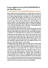 Doanh nghiệp tư nhân (SOLE PROPRIETOR) là gì? Đặc điểm, ví dụ