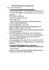 Lý thuyết ôn tập Chương I-IV | Tài chính quốc tế | Học viện Tài chính