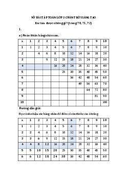 Giải Vở bài tập Toán lớp 3 Chân trời sáng tạo: Em làm được những gì? (trang 70, 71, 72)
