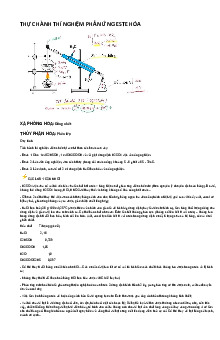 THUC HANH THI Nghiem PHAN UNG ESTE HOA-1: Huong Dan Chi Tiet