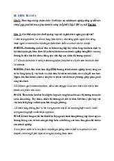 Đề kiểm tra marketing quốc tế | Đại học Kinh tế kỹ thuật công nghiệp