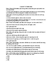 Câu hỏi trắc nghiệm môn Tư tưởng Hồ Chí Minh–Trường Đại học Kinh tế quốc dân