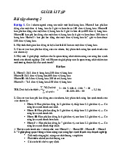 Giải Bài Tập Chương 2: Phân Tích Năng Lực Cạnh Tranh | Kinh tế chính trị Mác - Lênin | Đại học Tôn Đức Thắng