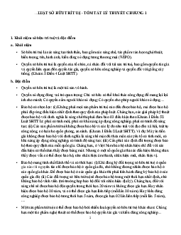 Lý thuyết chương 1: luật sở hữu trí tuệ