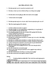 Câu hỏi ôn tập môn Quản trị sản xuất | Học viện Công Nghệ Bưu Chính Viễn Thông