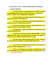 Ôn tập học phần Hệ thống an toàn tích cực trên Ô tô  | Trường đại học kinh doanh và công nghệ Hà Nội