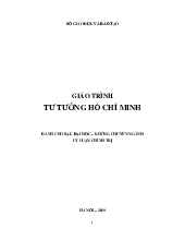 Giáo trình Tư tưởng Hồ Chí Minh | Đại học Bách khoa Thành phố Hồ Chí Minh