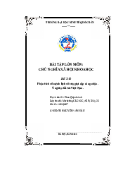 Phân tích sứ mệnh lịch sử của giai cấp công nhân. Ý nghĩa đối với Việt Nam 2  - Môn chủ nghĩa xã hội khoa học| Đại học Kinh Tế Quốc Dân