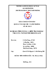 Đánh Giá Tiềm Năng Và Hiện Trạng Khai Thác Của Tài Nguyên Khoáng Sản | Kỹ thuật môi trường | Đại học Hàng hải Việt Nam
