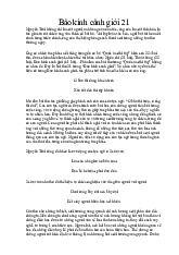 Bảo kính cảnh giới 21 - Phân tích thơ Nguyễn Trãi và triết lý sống