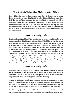Tóm tắt truyện Chiến thắng Mtao Mxây (11 mẫu) | Văn mẫu lớp 10 Chân trời sáng tạo