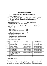 Đề cương học phần KTTP3: Kỹ thuật thực phẩm III - Truyền khối CNTP Môn Kỹ thuật thực phẩm | Trường Đại học Công nghiệp Thành phố Hồ Chí Minh