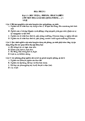 Ôn thi câu hỏi trắc nghiệm - Giáo Dục Quốc Phòng-An Ninh | Đại học Công nghiệp Thực phẩm Thành phố HCM