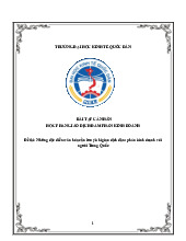 Những đặc điểm văn hóa cần lưu ý khi giao dịch đàm phán kinh doanh với người Trung Quốc | Môn Giao dịch và đàm phán kinh doanh - Đại học Kinh Tế Quốc Dân