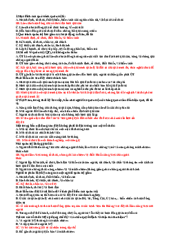 Đề cương câu hỏi trắc nghiệm môn Quản trị học | Đại học Bách khoa Hà Nội