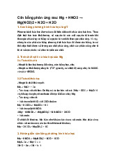 Cân bằng phản ứng sau: Mg + HNO3 → Mg(NO3)2 + N2O + H2O