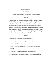 Đề cương chương1  - Môn chủ nghĩa xã hội khoa học| Đại học Kinh Tế Quốc Dân