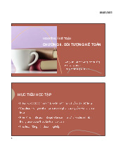 Chương 2: Đối tượng kế toán môn Nguyên lý kế toán | Trường Đại học Thủy Lợi