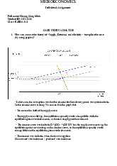 Phân Tích Nghiên Cứu Tình Huống  môn Kinh tế vi mô | Trường Đại học Kinh Tế Quốc Dân