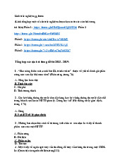 Tổng Hợp Câu Hỏi Đề Thi 2018-2020 Môn Hệ thống thông tin quản lý | Đại học Kinh Tế Quốc Dân