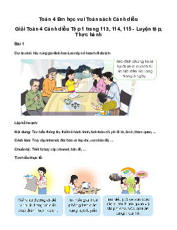 Giải Toán lớp 4 Bài 51: Em học vui Toán | Cánh diều