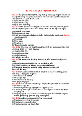 Trắc nghiệm Quản trị Marketing | Đại học Nguyễn Tất Thành