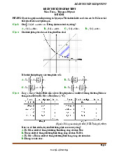 10 đề ôn thi tốt nghiệp THPT 2025 môn Toán có đáp án và lời giải chi tiết