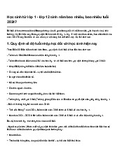 Học sinh từ lớp 1 - lớp 12 sinh năm bao nhiêu, bao nhiêu tuổi 2024?