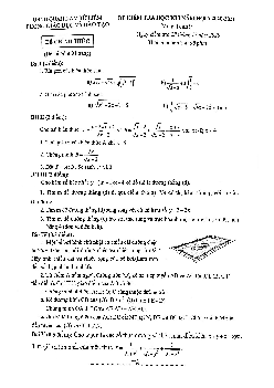 Đề thi HK1 Toán 9 năm 2020 – 2021 phòng GD&ĐT Nam Từ Liêm – Hà Nội