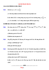 Bài Tập Toán 9 Tuần 12 Có Lời Giải Chi Tiết