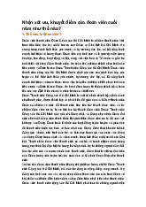 Nhận xét ưu, khuyết điểm của đoàn viên cuối năm như thế nào?