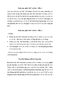 Tình cảm giữa nhân vật “tôi” với bà được thể hiện như thế nào qua những kỉ niệm ấu thơ? - Chân trời sáng tạo