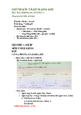 Đề cương Chủ nghĩa xã hội khoa học | Chủ nghĩa xã hội khoa học | Đại học Huế
