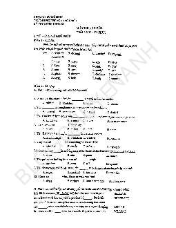 Đề thi vào 10 Chuyên Tiếng Anh Phổ thông năng khiếu Hồ Chí Minh năm 1998