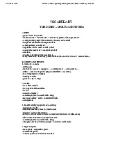 Lesson 8 - IELTS Speaking: Diet, Sports, and Fitness Vocabulary môn English Studies| Trường Đại học Thăng Long