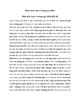 Văn mẫu lớp 8: Phân tích văn bản Loại vi trùng quý hiếm (2 mẫu) - Chân trời sáng tạo