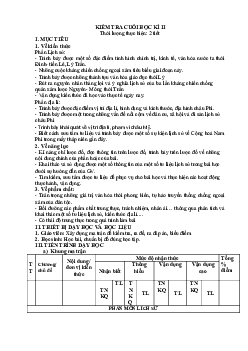 Đề thi học kì 2 môn Lịch sử - Địa lí 7 năm 2022 - 2023 sách Kết nối tri thức với cuộc sống - Đề 1