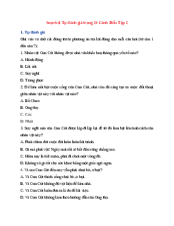 Soạn bài Tự đánh giá trang 24 | Ngữ Văn 6 Cánh Diều tập 2