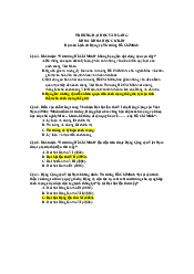 Top 300 câu thi tư tưởng HCM môn Tư Tưởng Hồ Chí Minh | Đại học Văn Lang