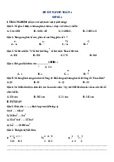 Đề ôn tập hè lớp 4 lên lớp 5 môn Toán - Đề số 4