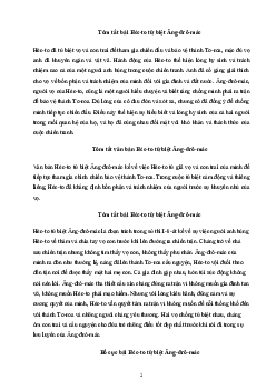 Tóm tắt tác phẩm Héc-to từ biệt Ăng-đrô-mác (3 Mẫu) | Văn mẫu lớp 10 Kết Nối Tri Thức