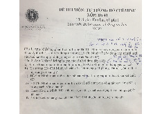Đề thi cuối kỳ học phần Tư tưởng Hồ Chí Minh năm 2024 - 2025 | Đại học Luật Thành phố Hồ Chí Minh