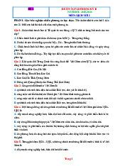 Bộ Đề Ôn Tập Cuối Học Kỳ 2 Lịch Sử 12 Năm Học 2025-2026 Có Đáp Án