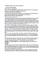 Nội dung trọng tâm ôn tập tự luận - Kinh tế chính trị | Đại Học Hà Nội