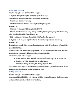 Giải sách giáo khoa môn Lịch sử 6 Bài 14 Nhà nước Văn Lang, Âu Lạc | Chân trời sáng tạo